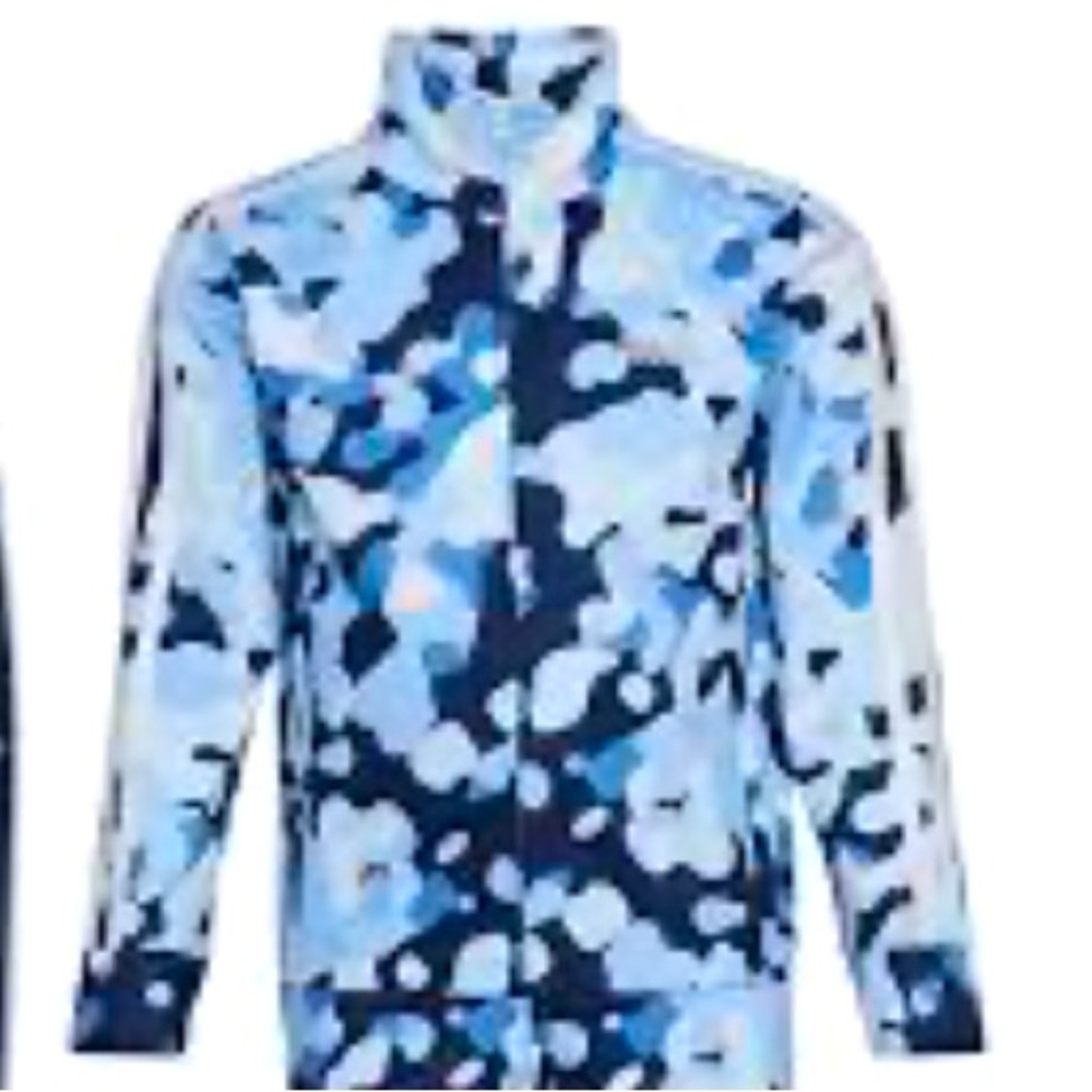 Addidas Camo Jacket, Boys Size 5, color blue used $7.00